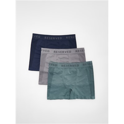 Nahtlose Boxershorts im 3er-Pack