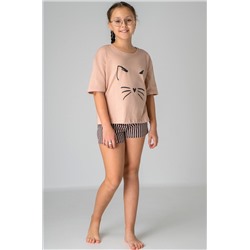 Хлопковая пижама для девочки Happyfox