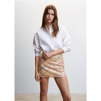 Minifalda lentejuelas