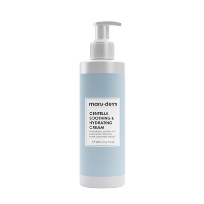 [MARU.DERM] Крем для лица увлажняющий ЦЕНТЕЛЛА Centella Soothing & Hydrating Cream, 200 мл