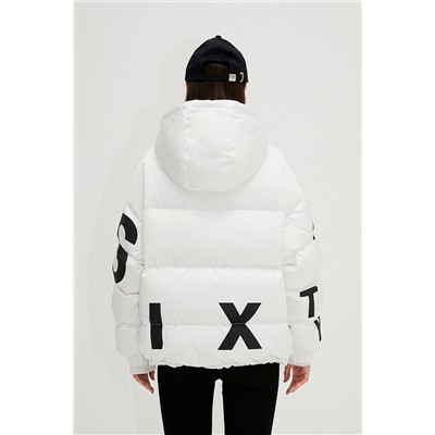 Anorak con capucha Blanco