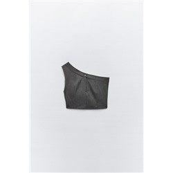 ASYMMETRIC TOP WITH BUTTON