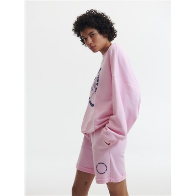 Shorts aus Sweatjersey