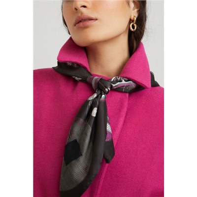 Foulard cuadrado estampado cósmico
