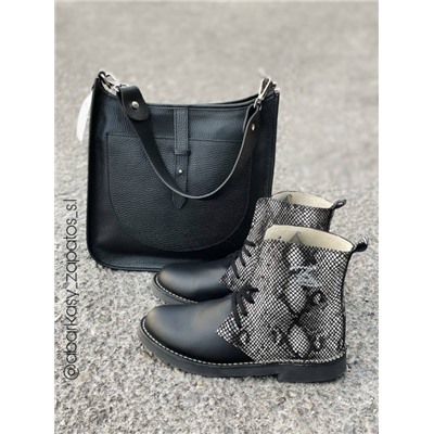 Ab. Zapatos 27025 serpiente · NEGRO + Ab.Zapatos PELLE Helena CB (530) Negro АКЦИЯ
