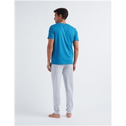 Pyjamas Trousers, Men, Light Grey
