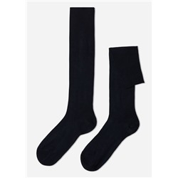 Lange Herrensocken mit Cashmere