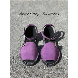 AB.Zapatos · 966 · LAVANDA+AB.Z · Pelle · mochila Serraje (610 ) negro