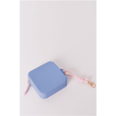 Monedero azul rosa