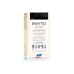 Phyto Color Coloration Permanente Enrichie en Pigments Végétaux 1 Noir
