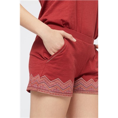 Short Ketty Rojo teja