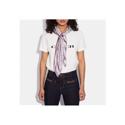 Signature Print Silk Square Scarf