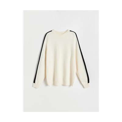 Pullover mit Seitenstreifen