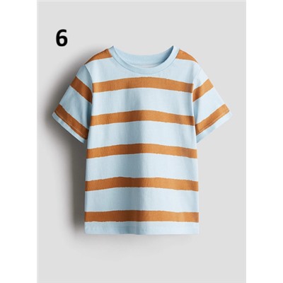 Хлопковая футболка для мальчиков H&M