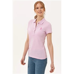 Kadın Manolya Basic Polo Yaka Tişört