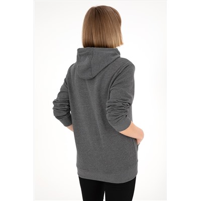 Erkek Antrasit Melanj Basic Sweatshirt