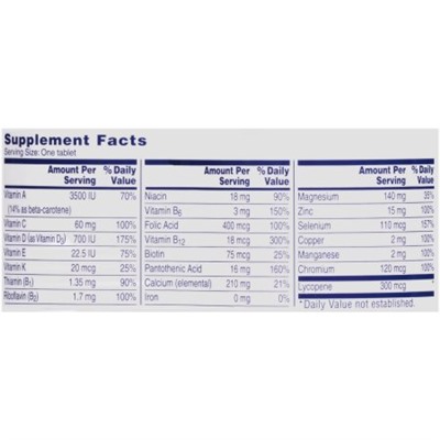 One A Day Men's Health Formula Multivitamin/Multimineral Supplement Tablets, 200 count