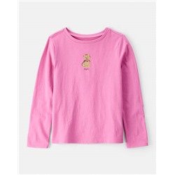 Girls Paris Long-Sleeve Graphic Tee - Ivory