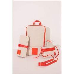 Bolso multiusos nylon beige