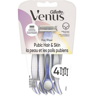Gillette Venus Women's Disposable Razors for Pubic Hair and Skin4.0 ea