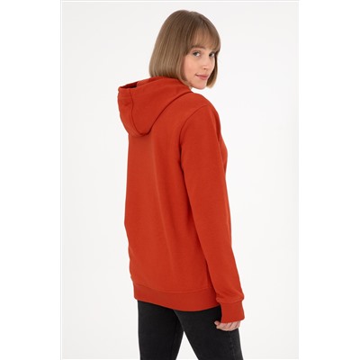 Erkek Kiremit Basic Sweatshirt