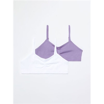 PACK OF 2 BASIC BRA TOPS