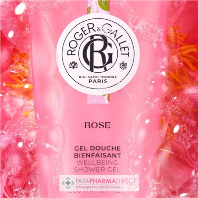 Roger & Gallet Rose - Gel Douche Bienfaisant 200 ml