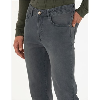 Haki Slim Fit Jean Pantolon