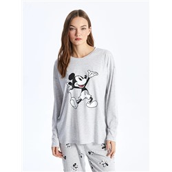 LC Waikiki Bisiklet Yaka Mickey Mouse Baskılı Uzun Kollu Kadın Pijama Takımı, LCW DREAM                                            
                                            Bisiklet Yaka Mickey Mouse Baskılı Uzun Kollu Kadın Pijama Takımı