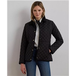 Lauren Ralph Lauren Women's Faux-Sherpa-Collar Quilted Coat