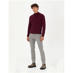 Bordo Slim Fit Kazak