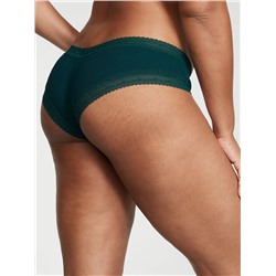 THE LACIE Lace Waist Cotton Cheeky Panty