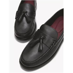 Leather Tassel Loafer