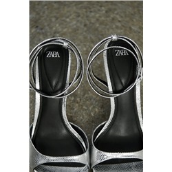 HIGH-HEEL SANDALS WITH ANKLE STRAP