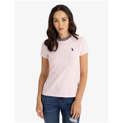 RINGER NECK TRIM T-SHIRT