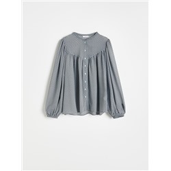 Gemusterte Bluse