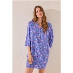 Camisola estampado azul