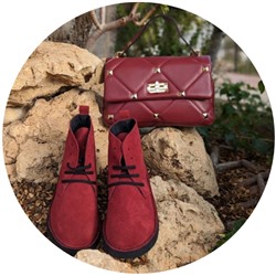 Ab. Zapatos 1619/2 New R · GRANATE+Ab.Zapatos PELLE Valentina (820) Burdeos АКЦИЯ