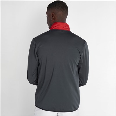 Sudadera - rojo y gris oscuro