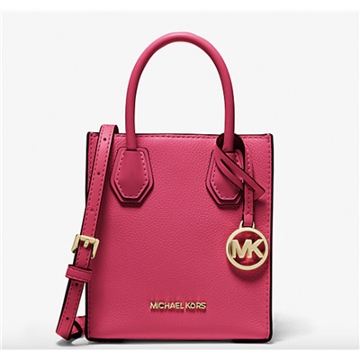 MICHAEL MICHAEL KORS Mercer Extra-Small Pebbled Leather Crossbody Bag