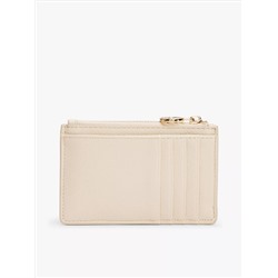 Monogram Zip Card Holder with Key Leash