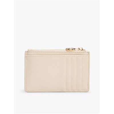 Monogram Zip Card Holder with Key Leash