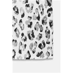 METALLIC ANIMAL PRINT T-SHIRT