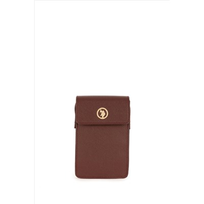 Kadın Bordo Telefon Çantası