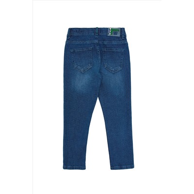Erkek Çocuk Mavi Jean Pantolon