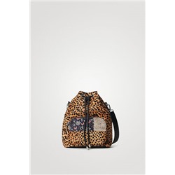 Bolso saco animal print