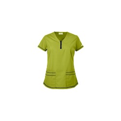 Butter-Soft Scrubs by UA™ Short Sleeve 4-Pocket Top w/ Zipper Trim