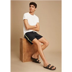 Bañador ribetes contraste -  Niño | MANGO OUTLET España