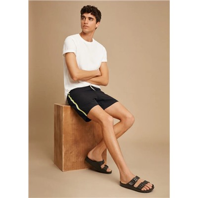 Bañador ribetes contraste -  Niño | MANGO OUTLET España