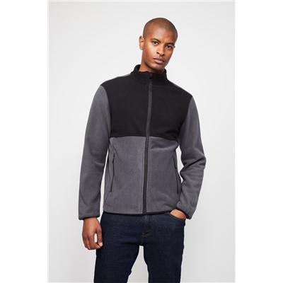 Chaqueta Gris y negro